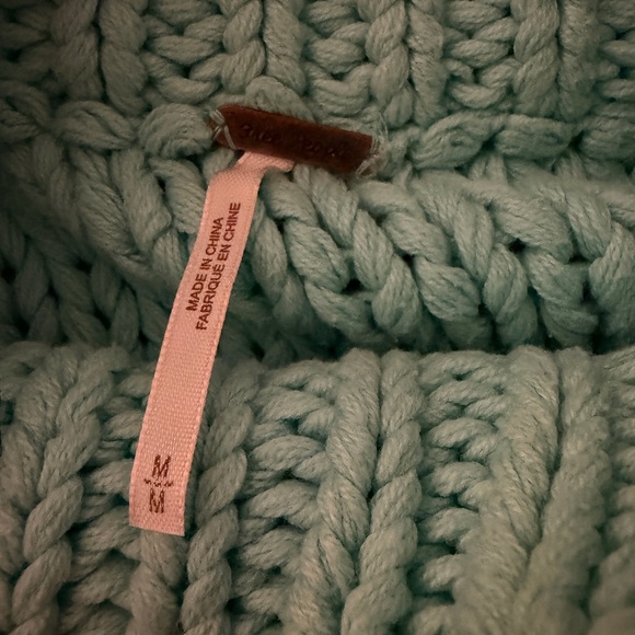 Free People My Only Sunshine teal women’s sweater - Picture 6 of 6